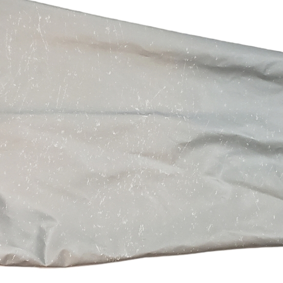 Vintage Komitor Silver Hooded Rain Coat Sz 1X Zip-Up Utility Windbreaker Jacket - Picture 8 of 16